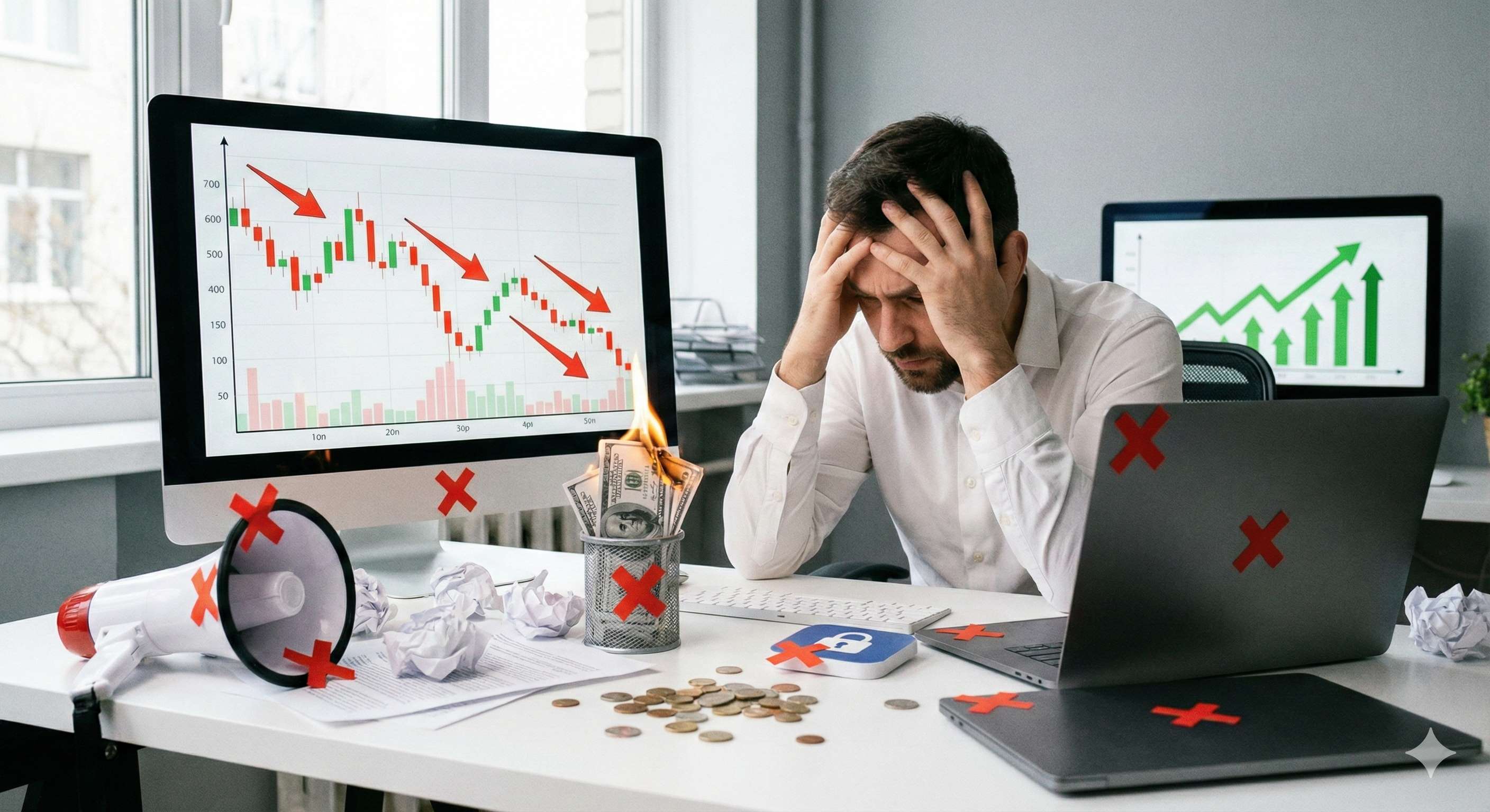 15 خطأ تسويقي شائع يكلفك المال والعملاء: كيف تتجنبها؟