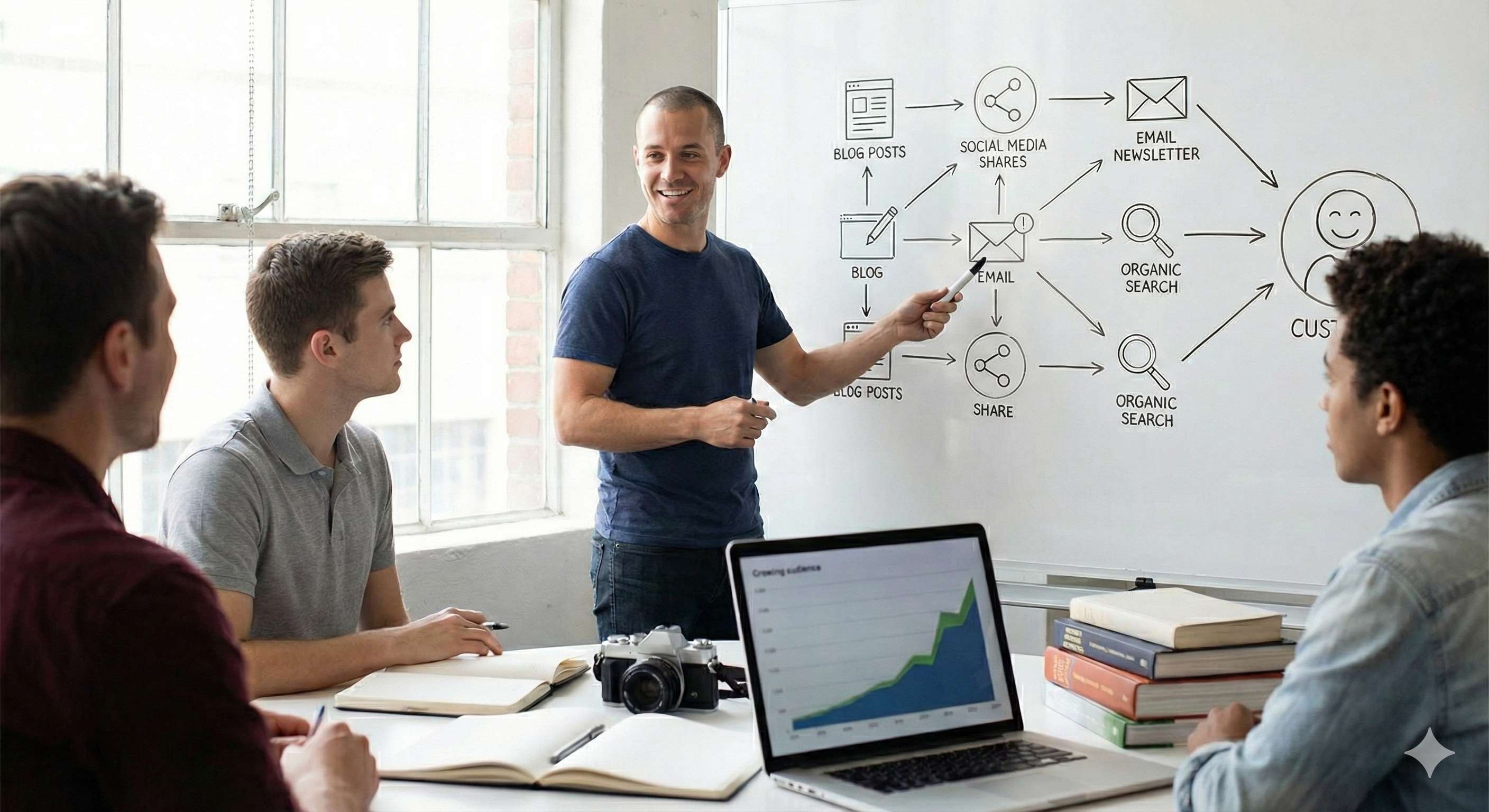 استراتيجية التسويق بالمحتوى: كيف تجذب عملاء بدون إعلانات مدفوعة؟