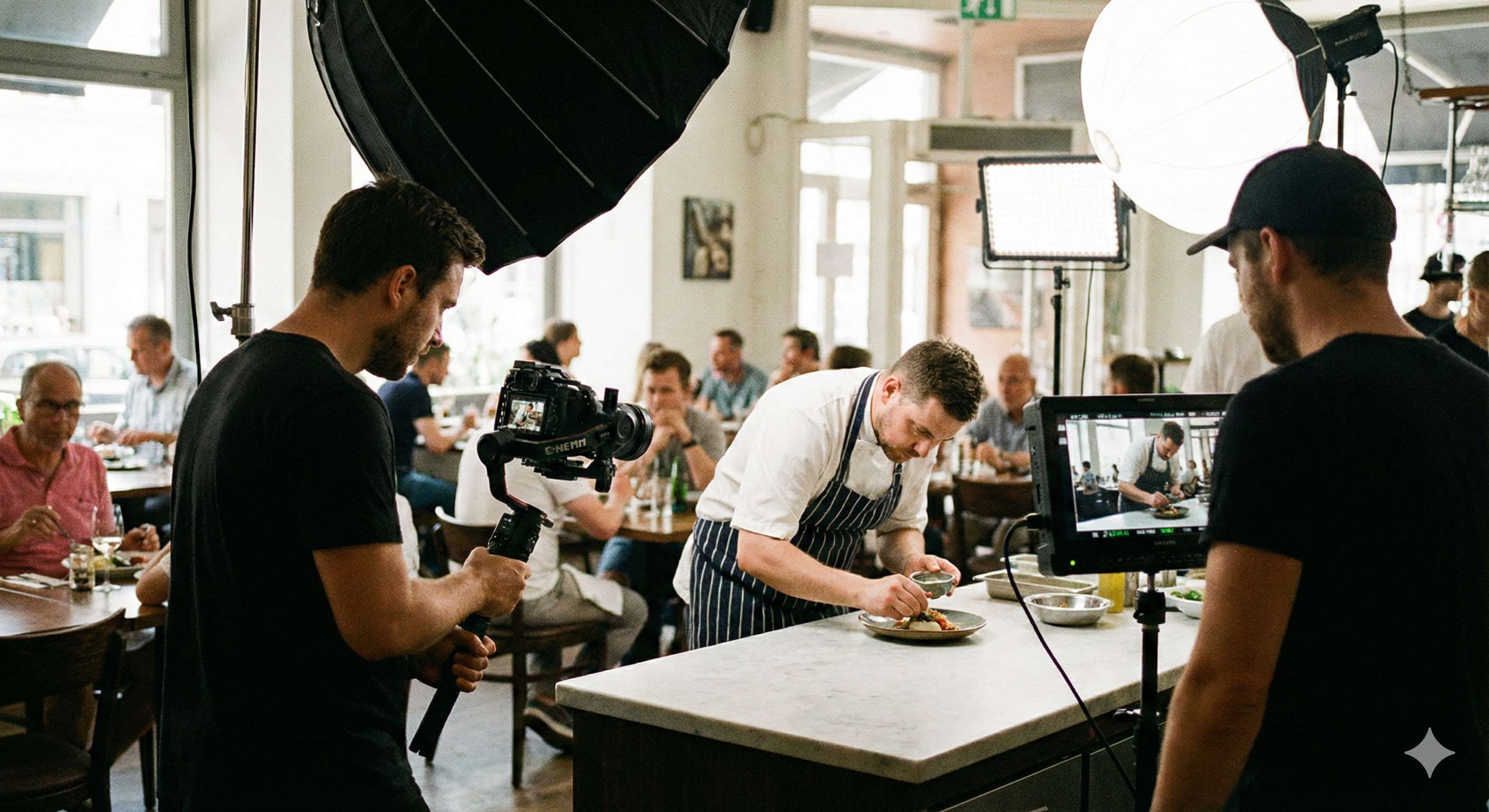 تصوير فيديوهات المطاعم: دليل شامل لزيادة الزبائن