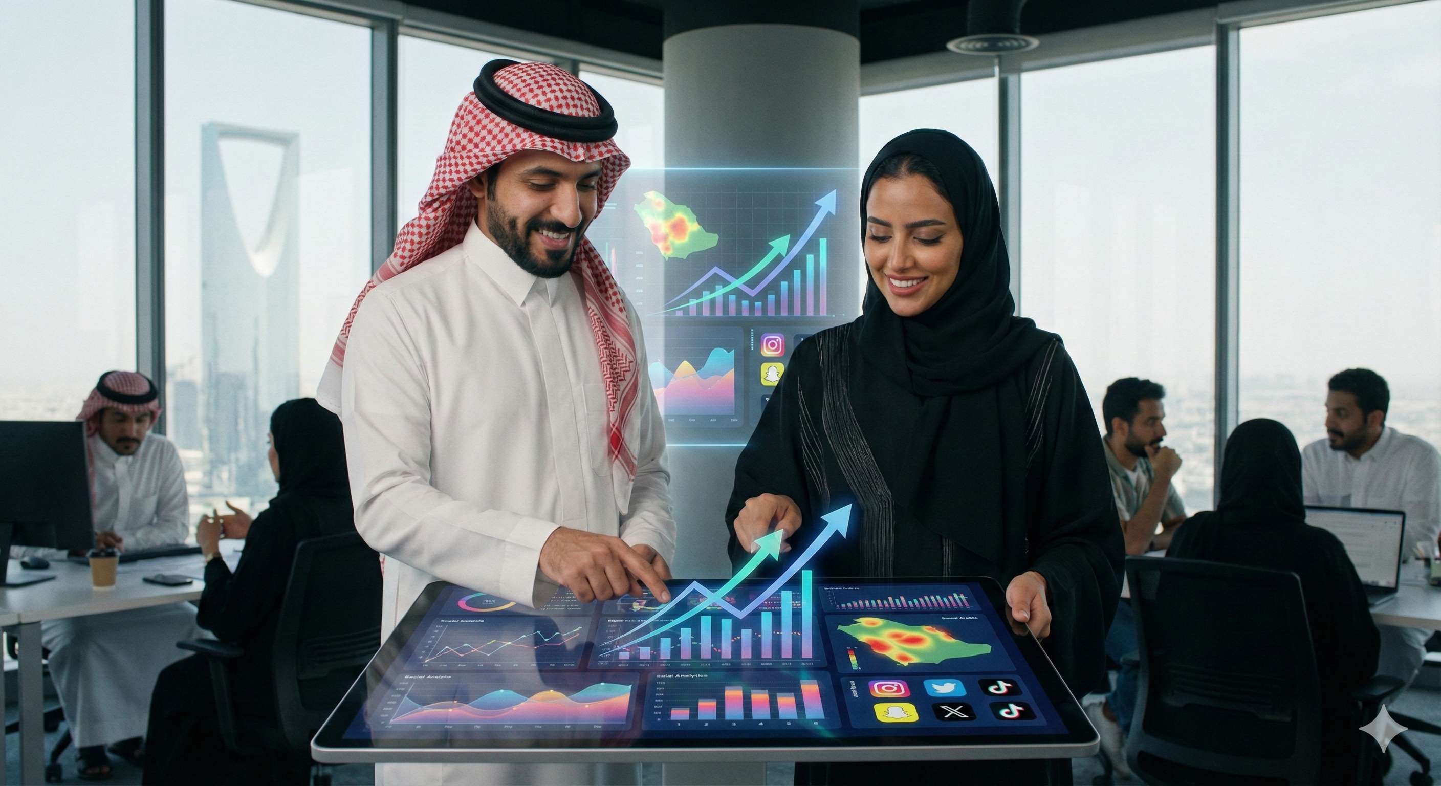 دليل التسويق عبر السوشيال ميديا في السعودية 2025: استراتيجيات النجاح الكاملة